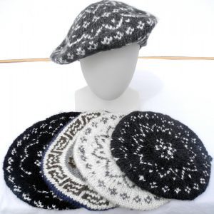 Hand Knitted Acrylic Berets